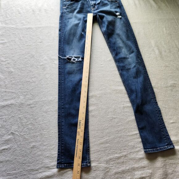 Hudson Jeans Women 28 Blue Denim Collin Flap Skinny Stretch Actual 28x31 - Picture 4 of 16